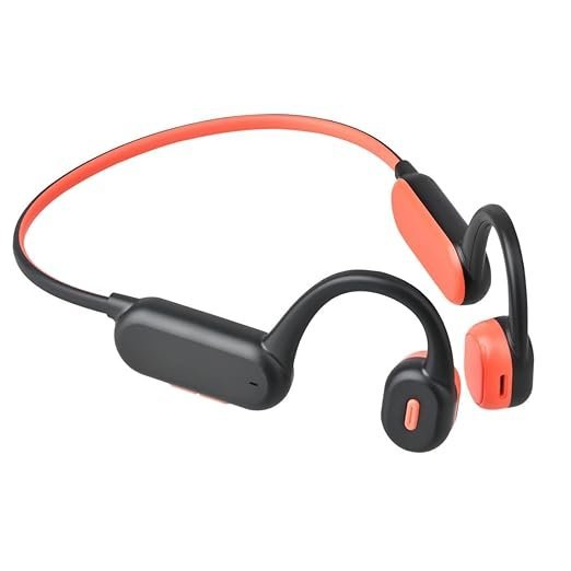 LYFZ 2024 Open Ear Air Conduction Men/Women Sport Headphone | Lightweight | Designed for Running | Walking | Workouts | Meetings |Magnetic Charging | Powerful 230 mah Battery | Water Resistant