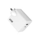 UNIGEN® PD QC 45W 2 in 1 PD 30 Dual Port Wall Charger TypeC Adapter for Android