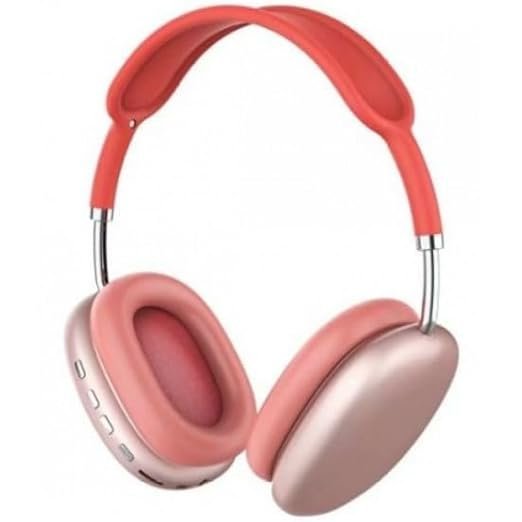 P9 Bluetooth Headphones - Wireless Over-Ear Headset (Red)