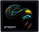 STRIFF Gaming, NonSlip Rubber Base, Waterproof ,Premium-Textured, Stitched Edges Mousepad??(Black)